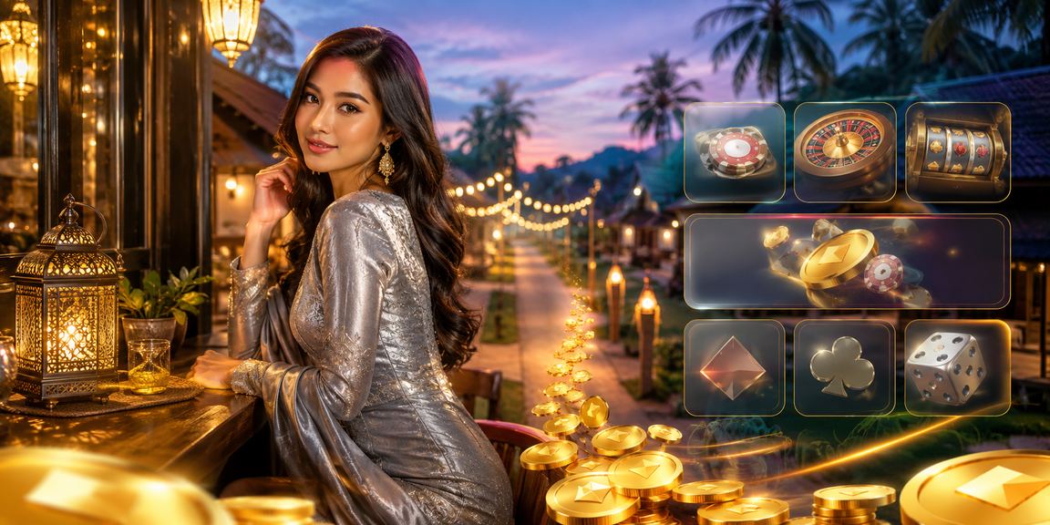 Pengalaman kasino game8 sempena Hari Raya dengan grafik batik