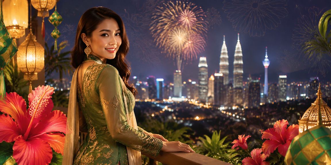 Deposit sempena Hari Raya dengan suasana perayaan Malaysia yang meriah